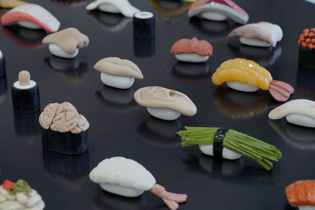 sushi stone art a day of zen