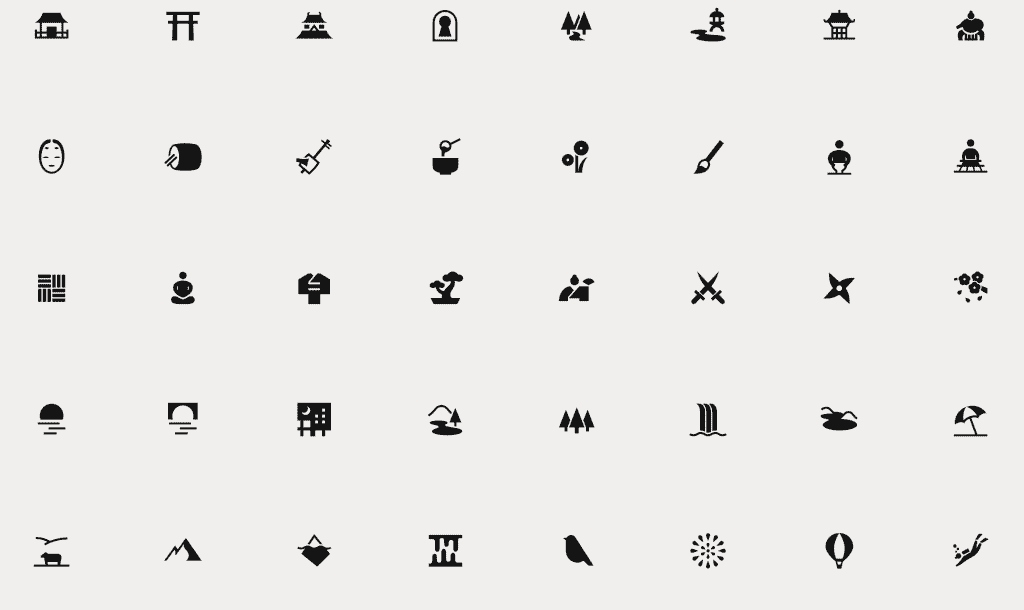 Japanese pictograms