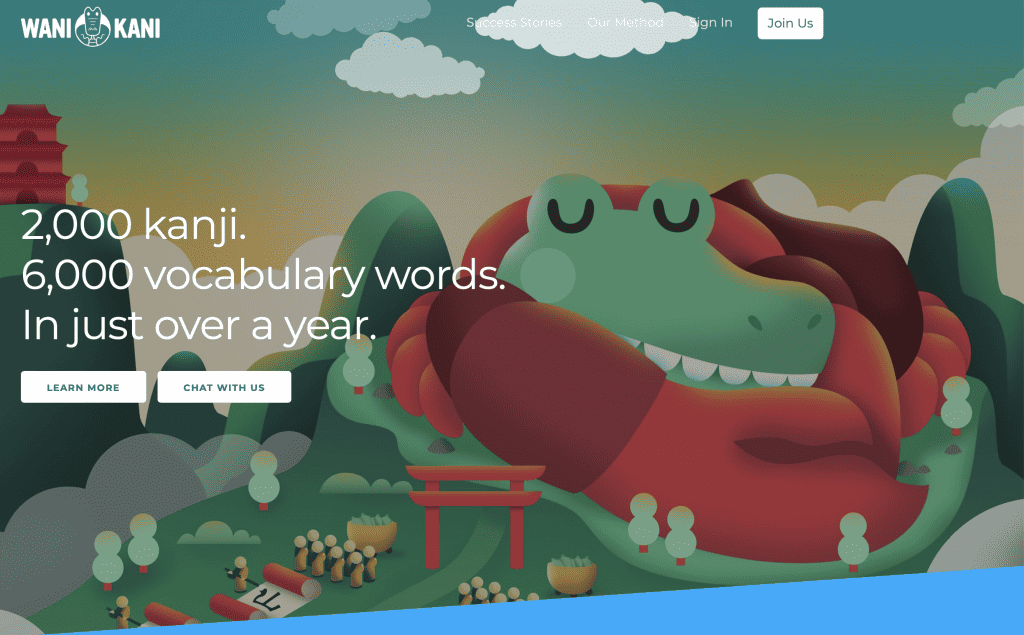 learn kanji with wani kani