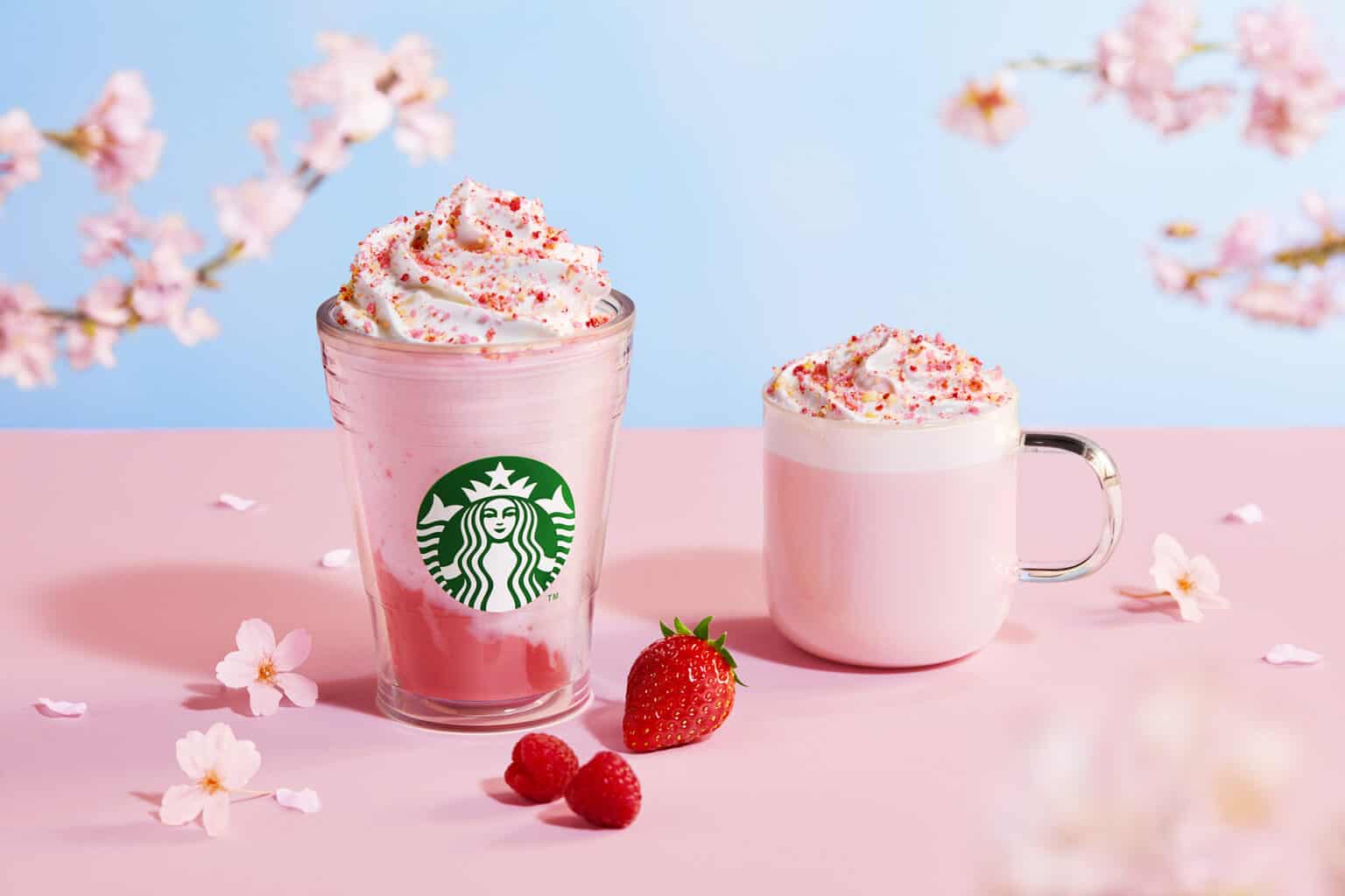 starbucks cherry blossom drink 2021