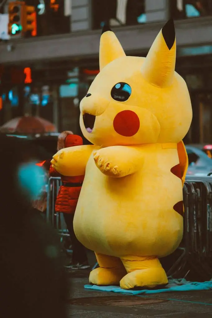 giant pikachu mascot