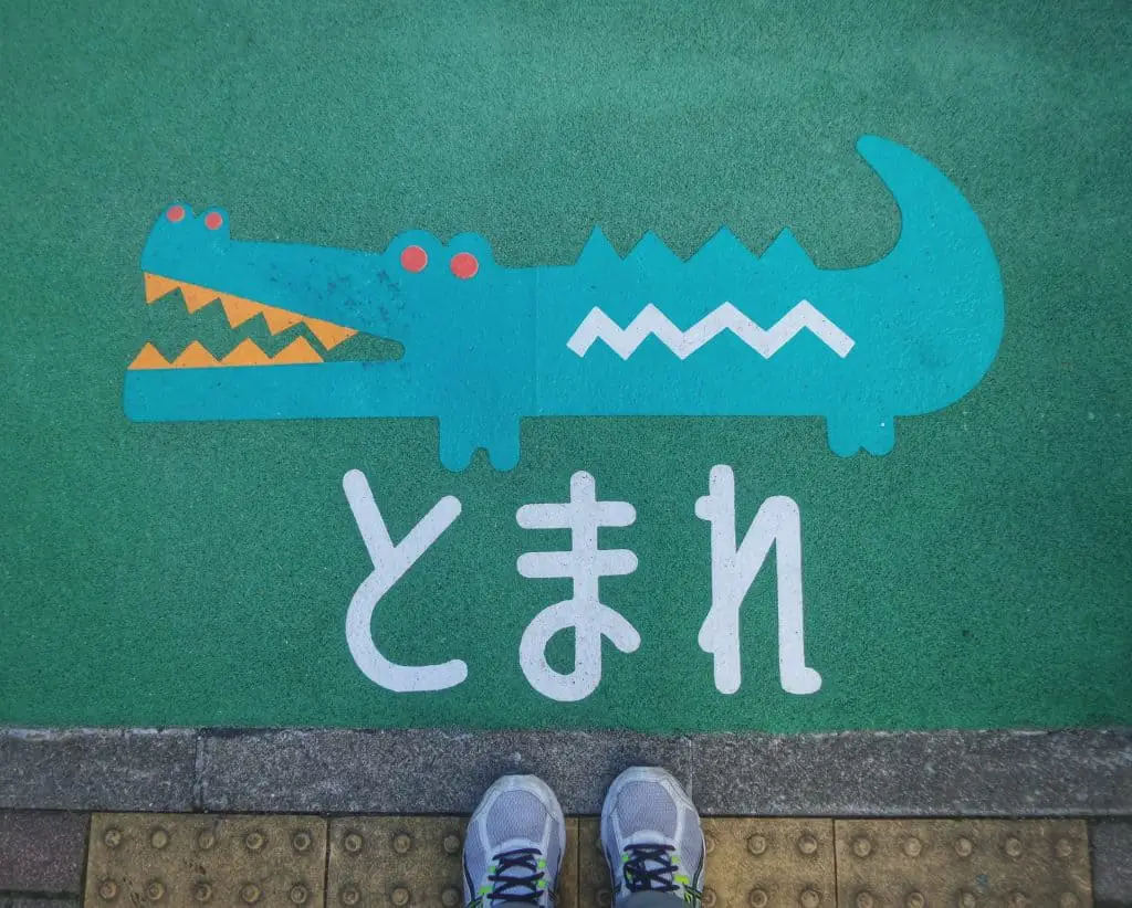 aligator in Japanese