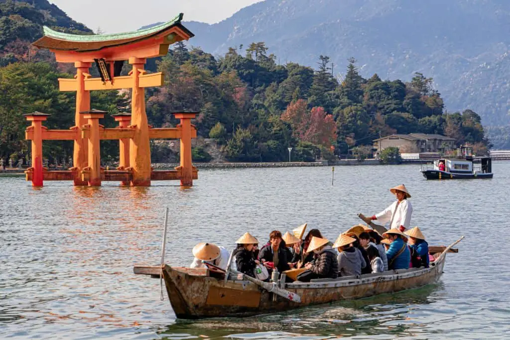 Japan river boat trip