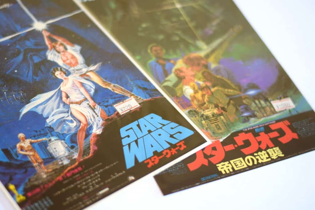 retro japanese star wars poster