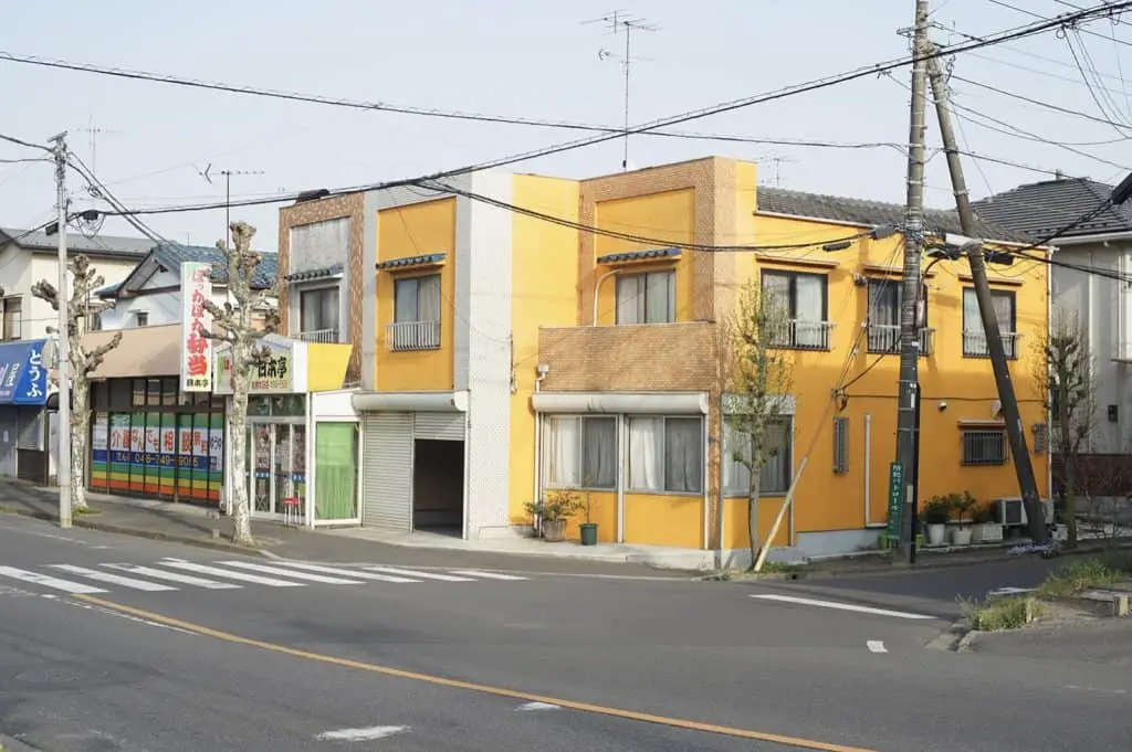 Yellow Japanese building