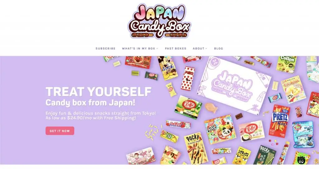 Japan candy box