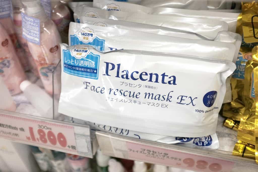 weird japanese placenta skincare