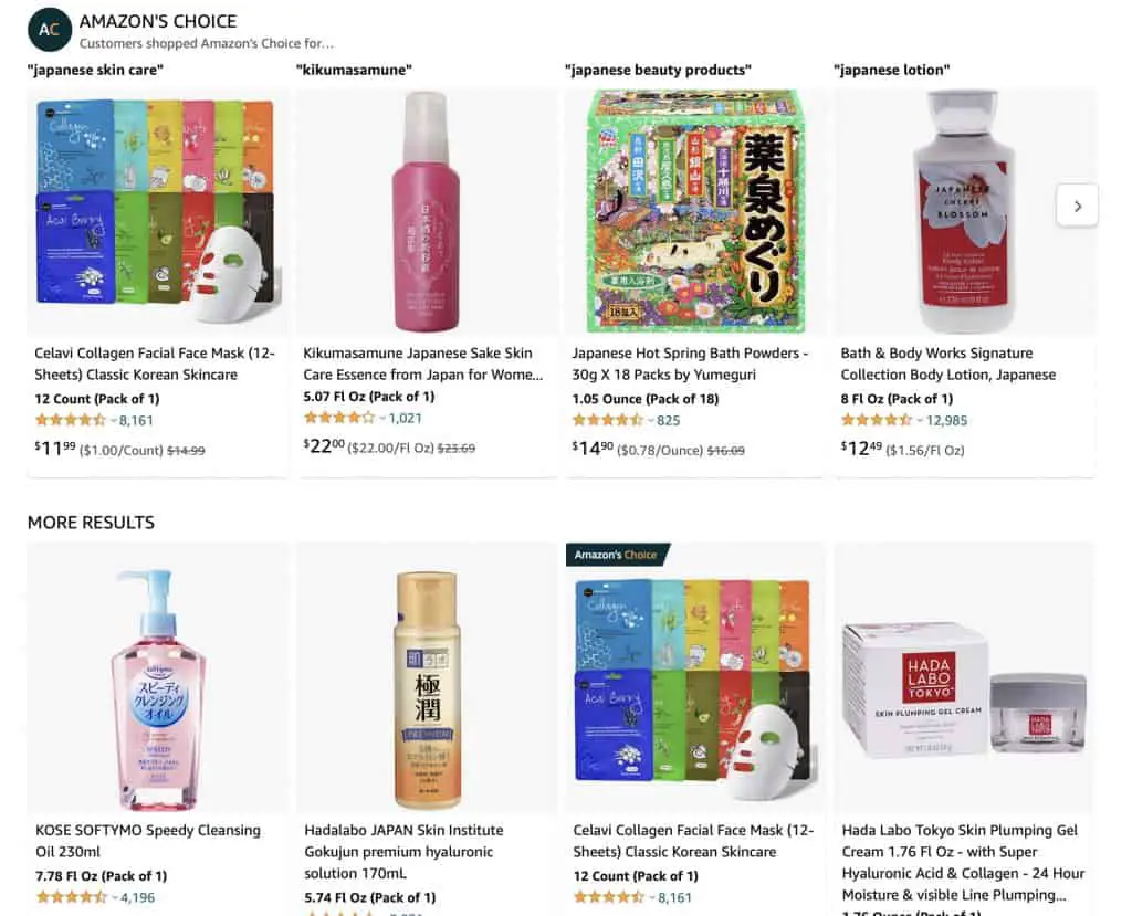japanese skincare products from amazon