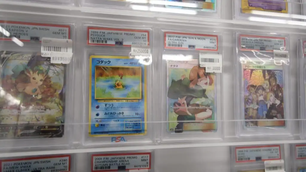 Pokemon cards in Tokyo