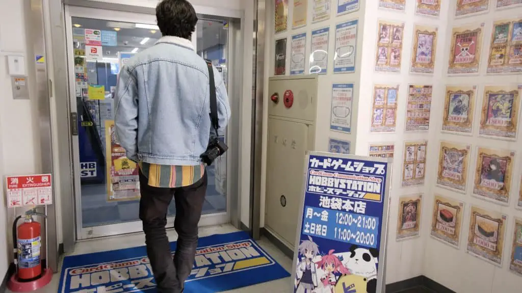 Pokemon card shop in Tokyo