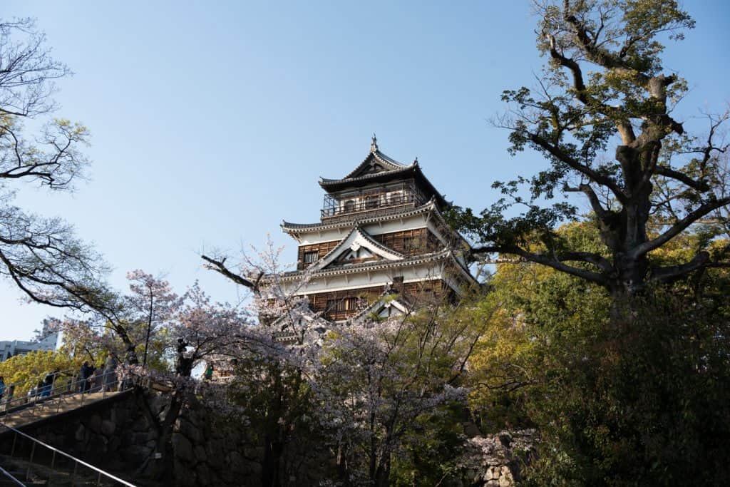 Hiroshima castle itinerary