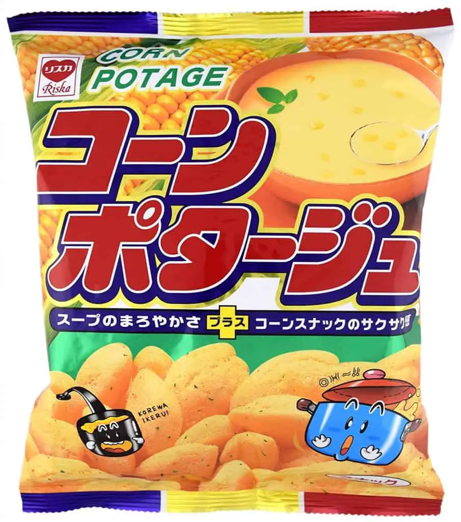 corn pottage - best japanese snacks