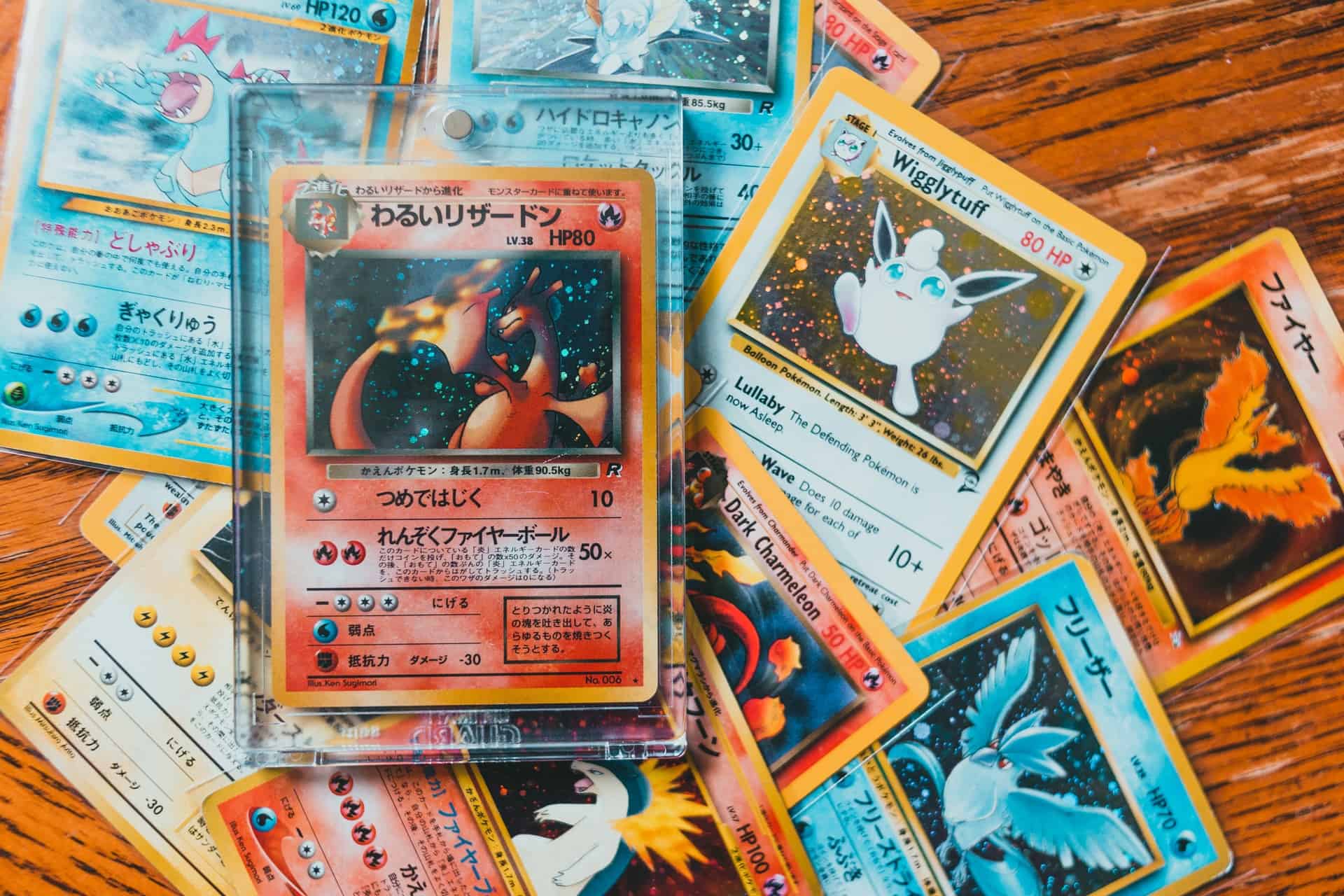 Japanese rare Pokemon cards