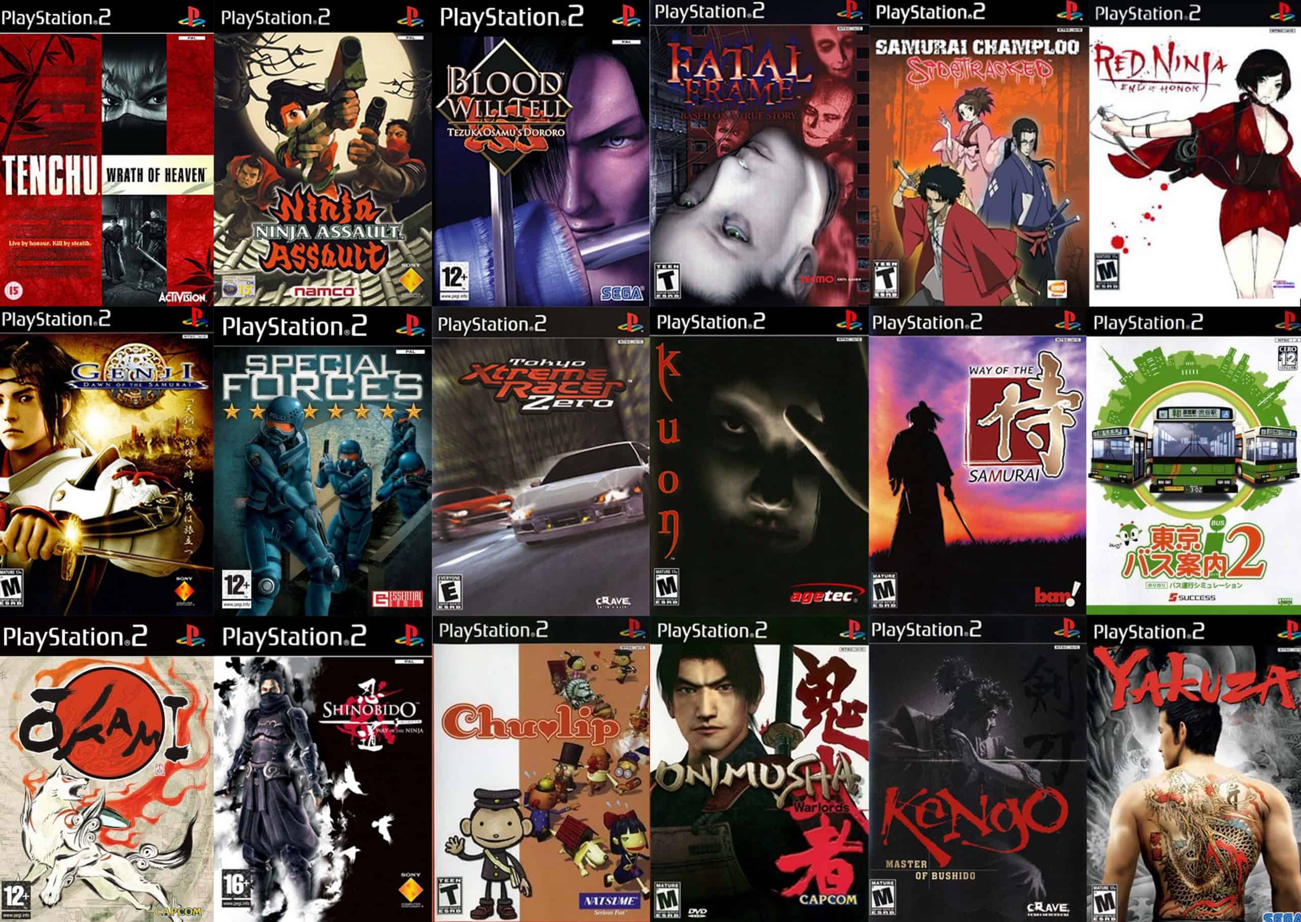 PS2 games set in Japan