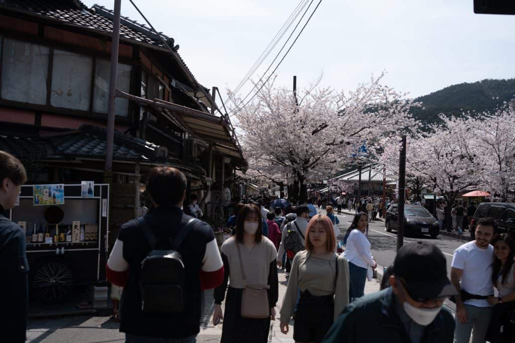 Arashiyama crowds