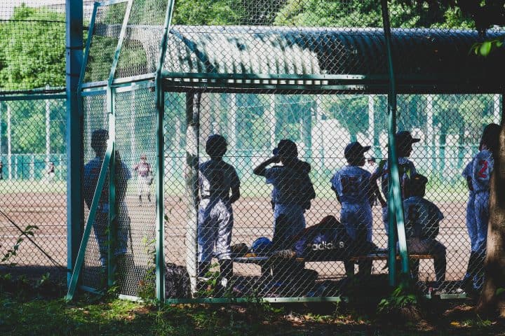 Japanese baseball game highschool