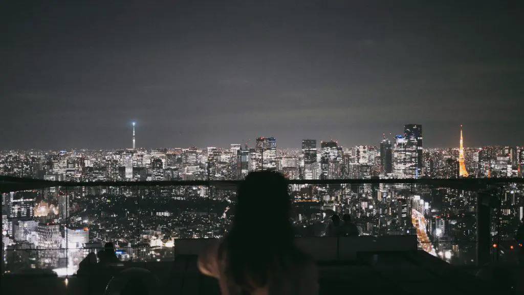 night view from Shibuya Sky